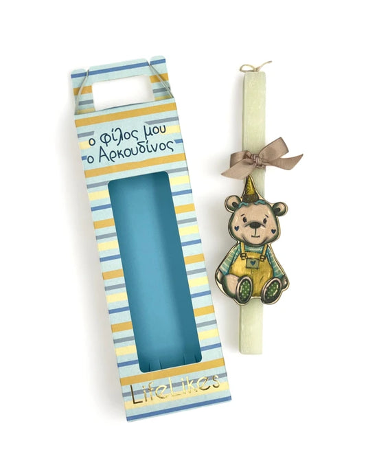 Easter Candle My Bear Friend