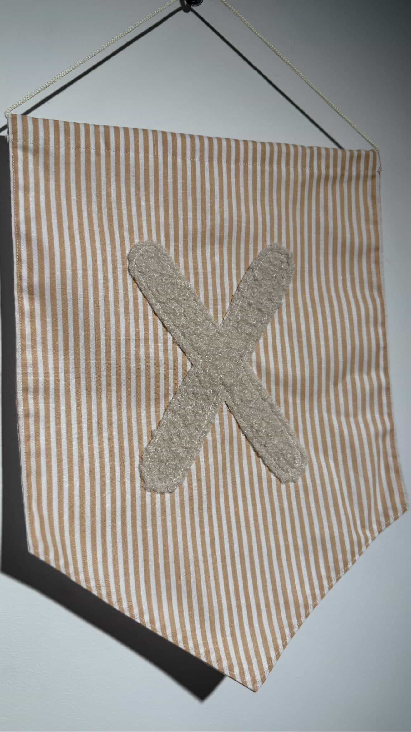 Flag with Initial Χ