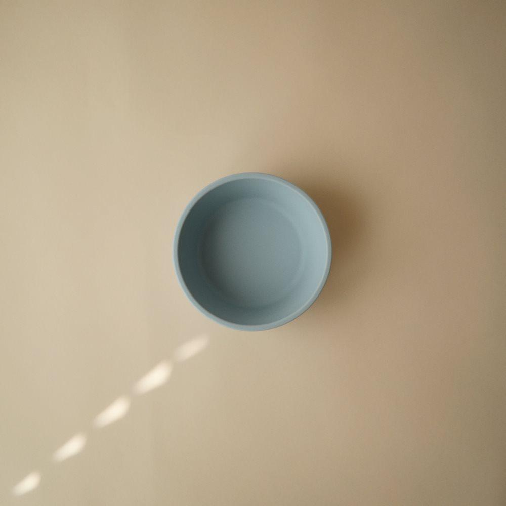 Silicone Bowl Powder Blue Mushie