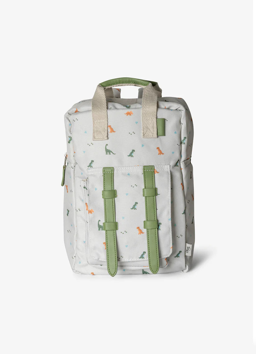 Kids Backpack - Dinosaurs Green