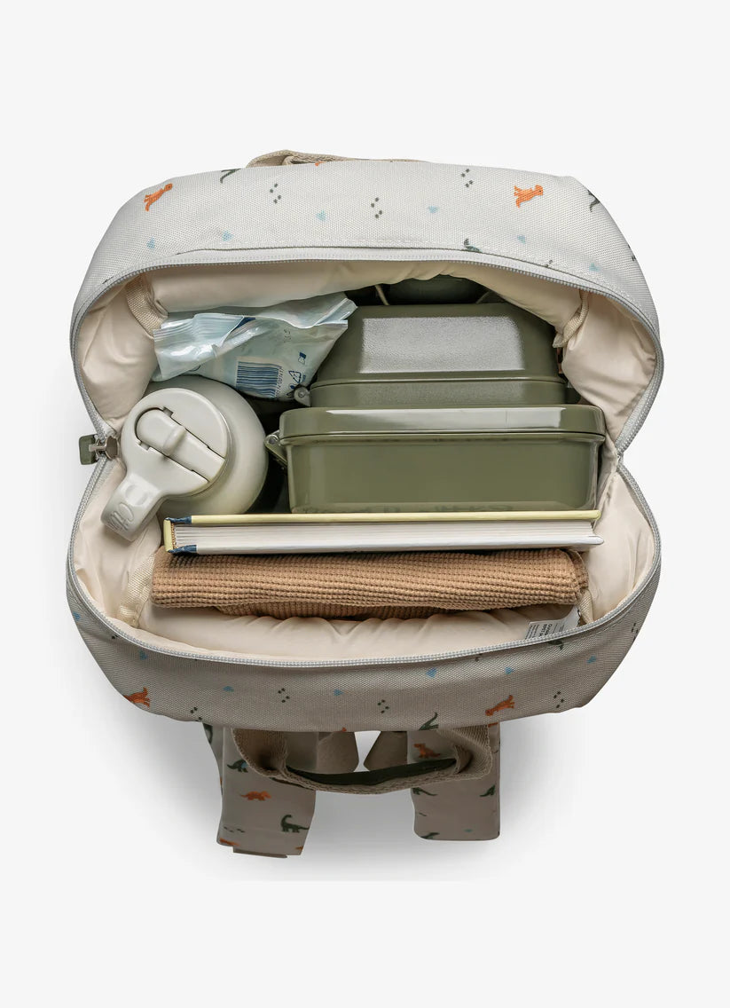 Kids Backpack - Dinosaurs Green