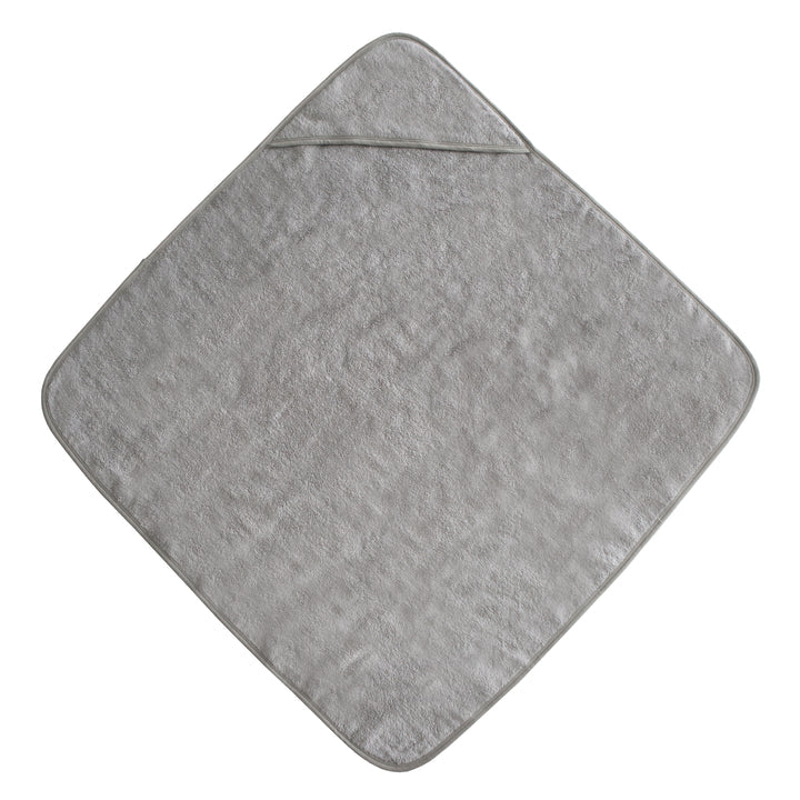 Organic Cotton Baby Hooded Towel - Gray Mushie