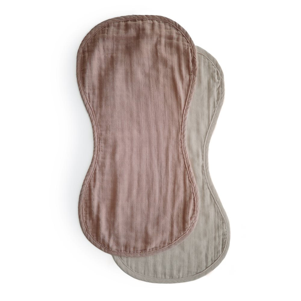 Burp Cloth - Natural/Fog Mushie