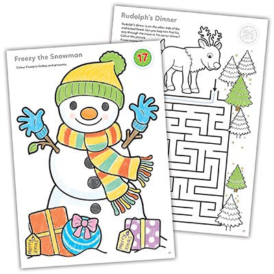 Colouring & Activity Book - Countdown to Christmas