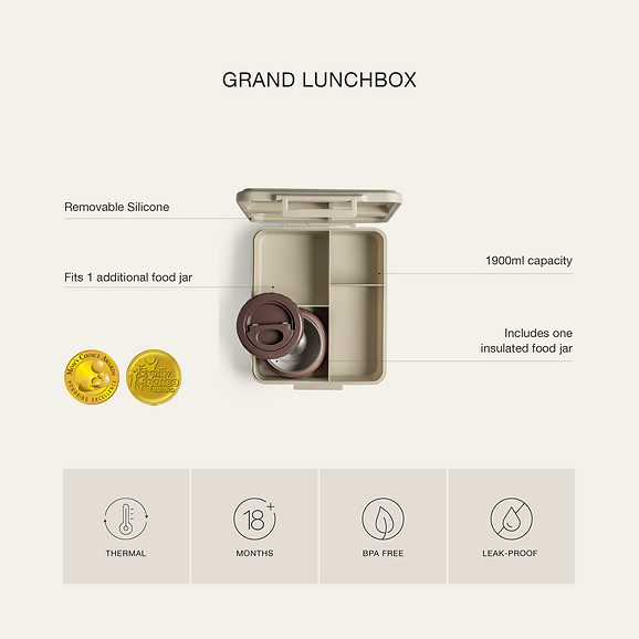 My Grand Lunchbox Includes Lunchbox & Thermal 250ml Jar - Vehicles