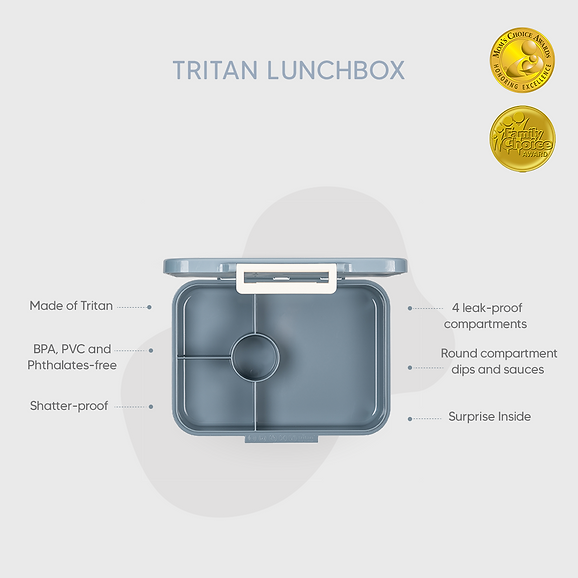 Tritan Bento Lunchbox - Stormy Unicorn
