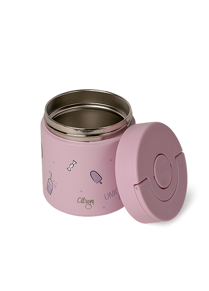 Insulated Food Jar 350ml - Stormy Unicorn