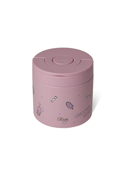 Insulated Food Jar 350ml - Stormy Unicorn