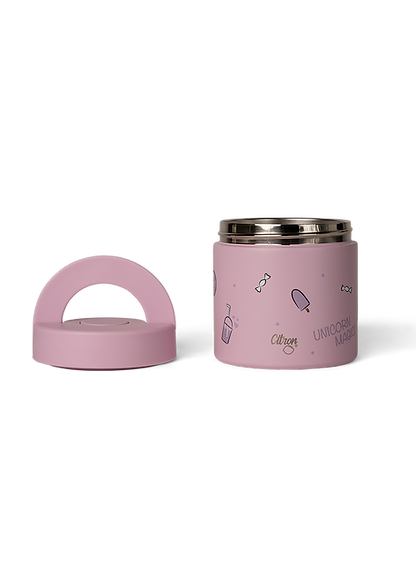 Insulated Food Jar 350ml - Stormy Unicorn