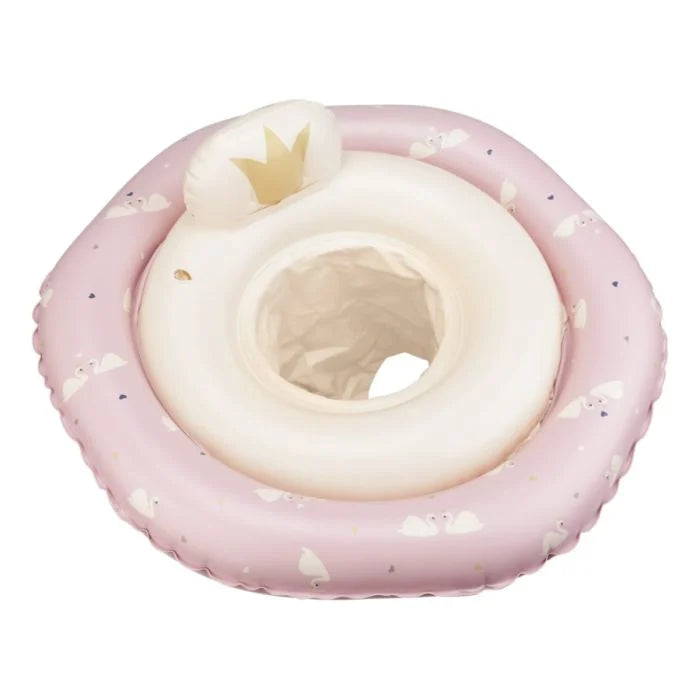 Baby Swim Ring with Backrest - Swan Princess