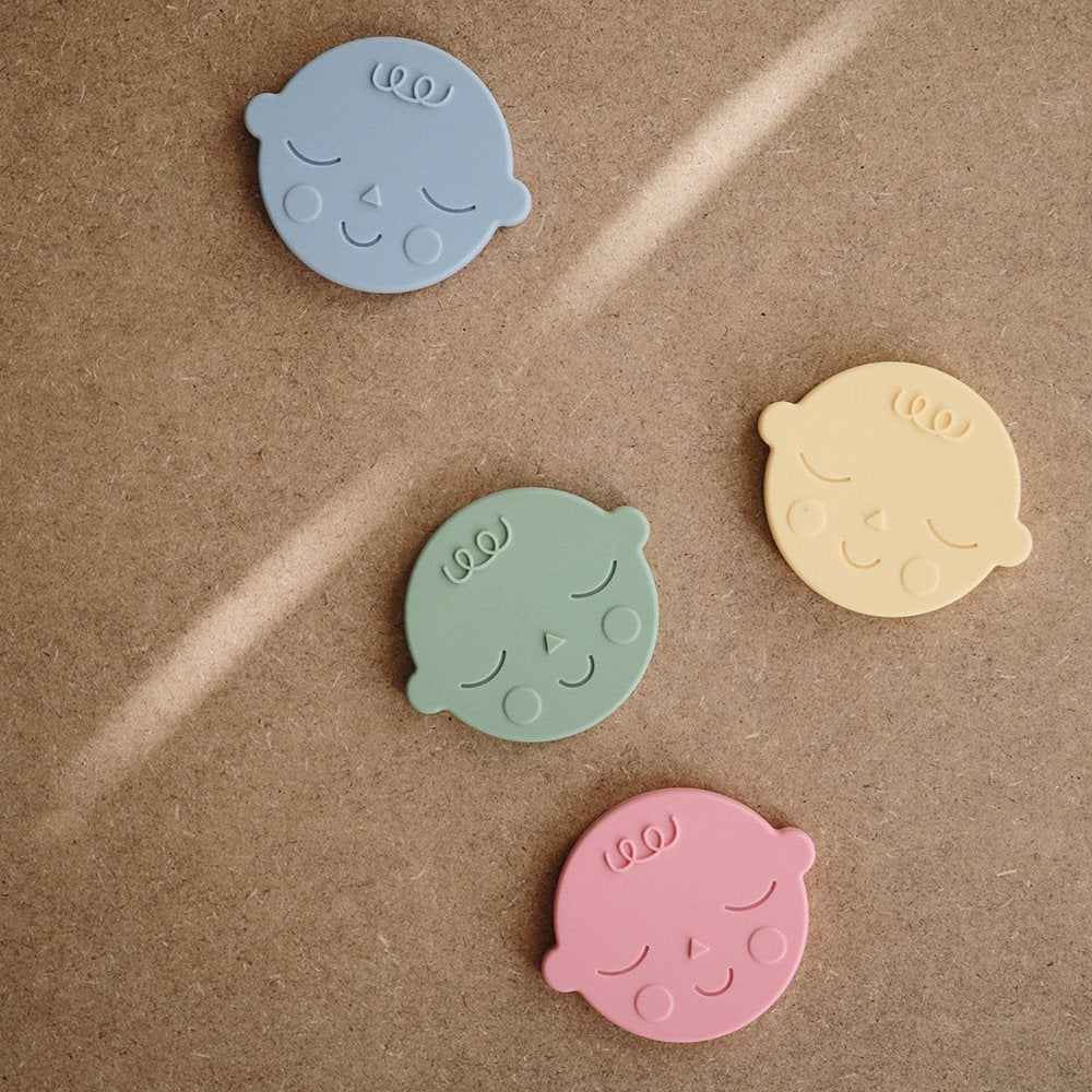 Teether Face Pistachio Mushie