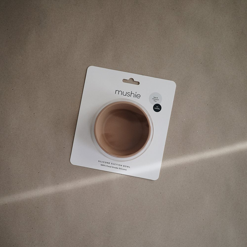 Silicone Bowl Blush Mushie