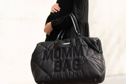 Mommy Bag Puffered Black Childhome