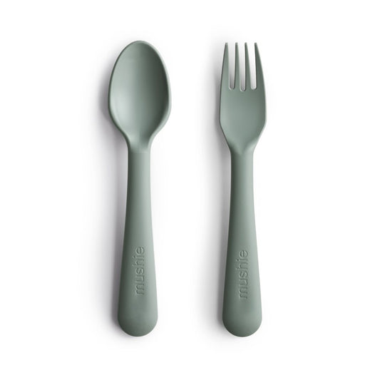 Fork & Spoon Sage Mushie