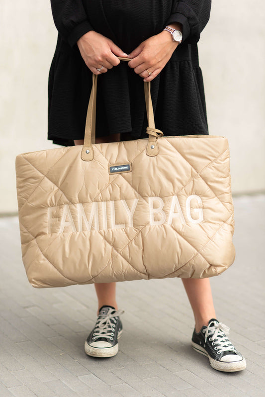 Family Bag Puffered Beige Childhome