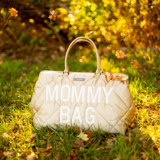 Mommy Bag Puffered Beige Childhome