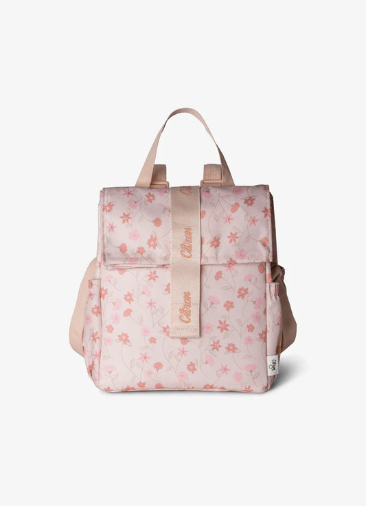 Thermal Roll-up Lunch Bag - Flowers