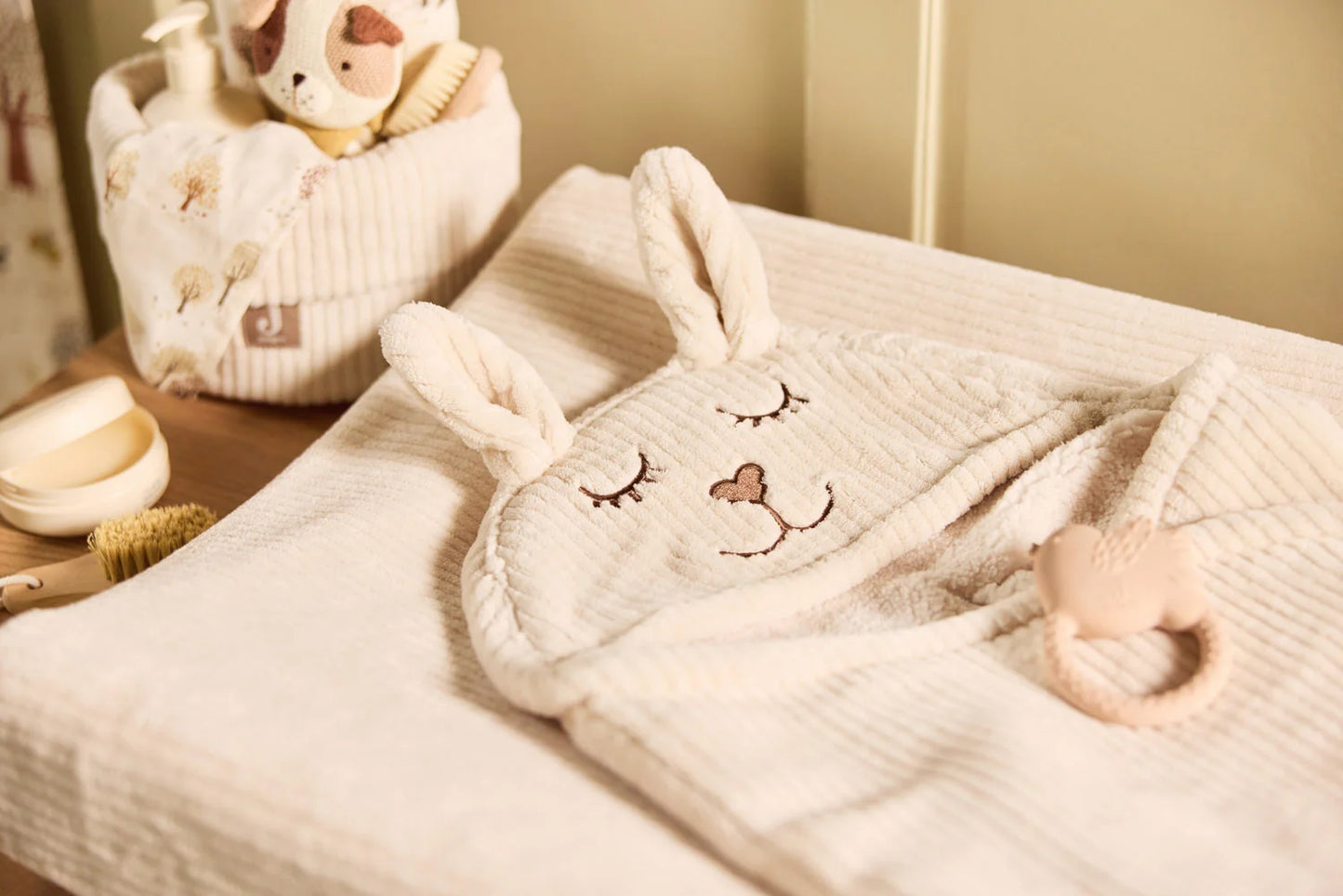 Wrap Blanket Bunny Cloudy Rib