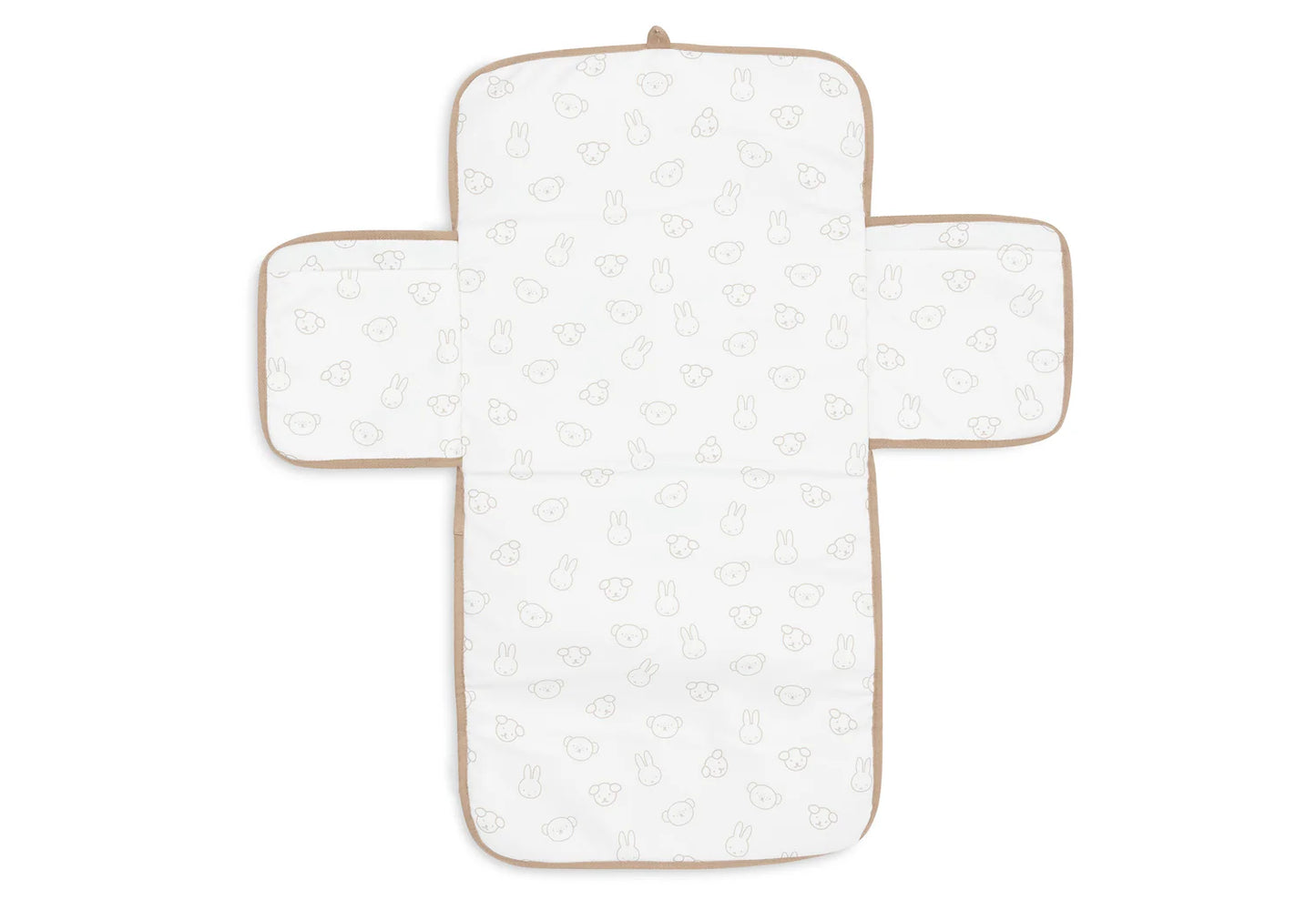 Changing Pad with Storage Pockets - Miffy Jacquard Teddy