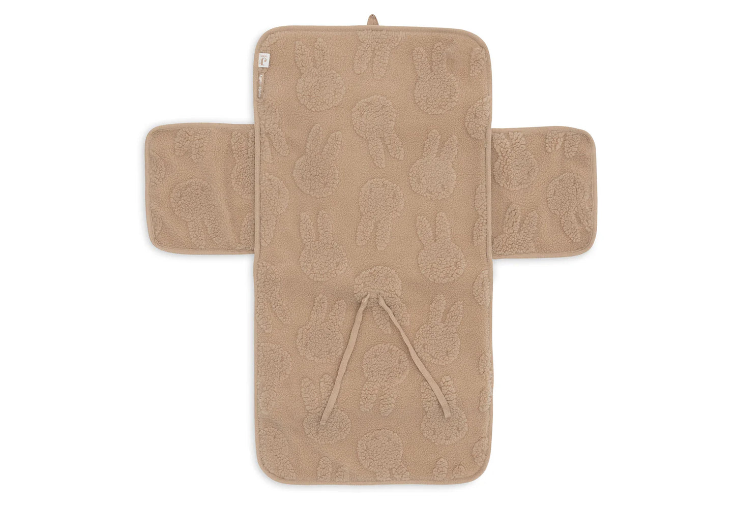 Changing Pad with Storage Pockets - Miffy Jacquard Teddy