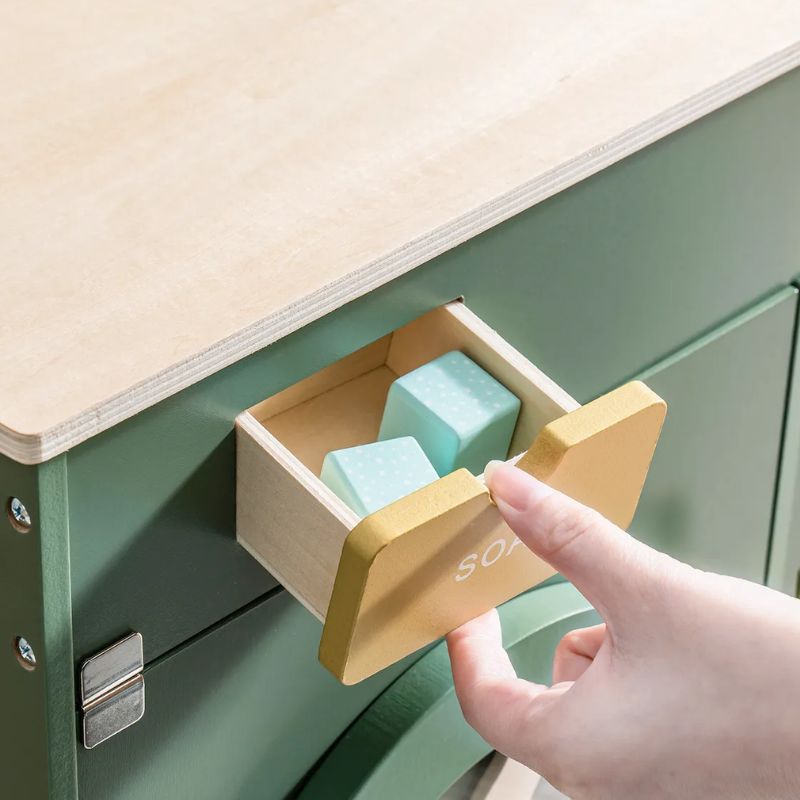 Vintage Green Washing Machine