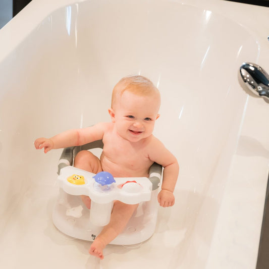 Bath Seat Grey/White