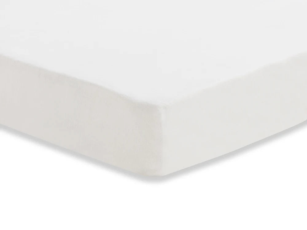 Fitted Sheet Cotton 70x140cm - White