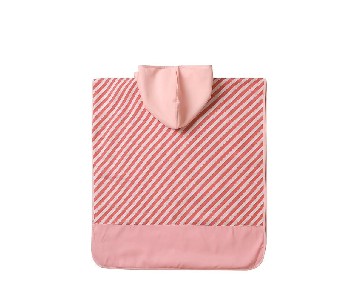 Beach Poncho with Sun Protection and Hood Bloom - Blush