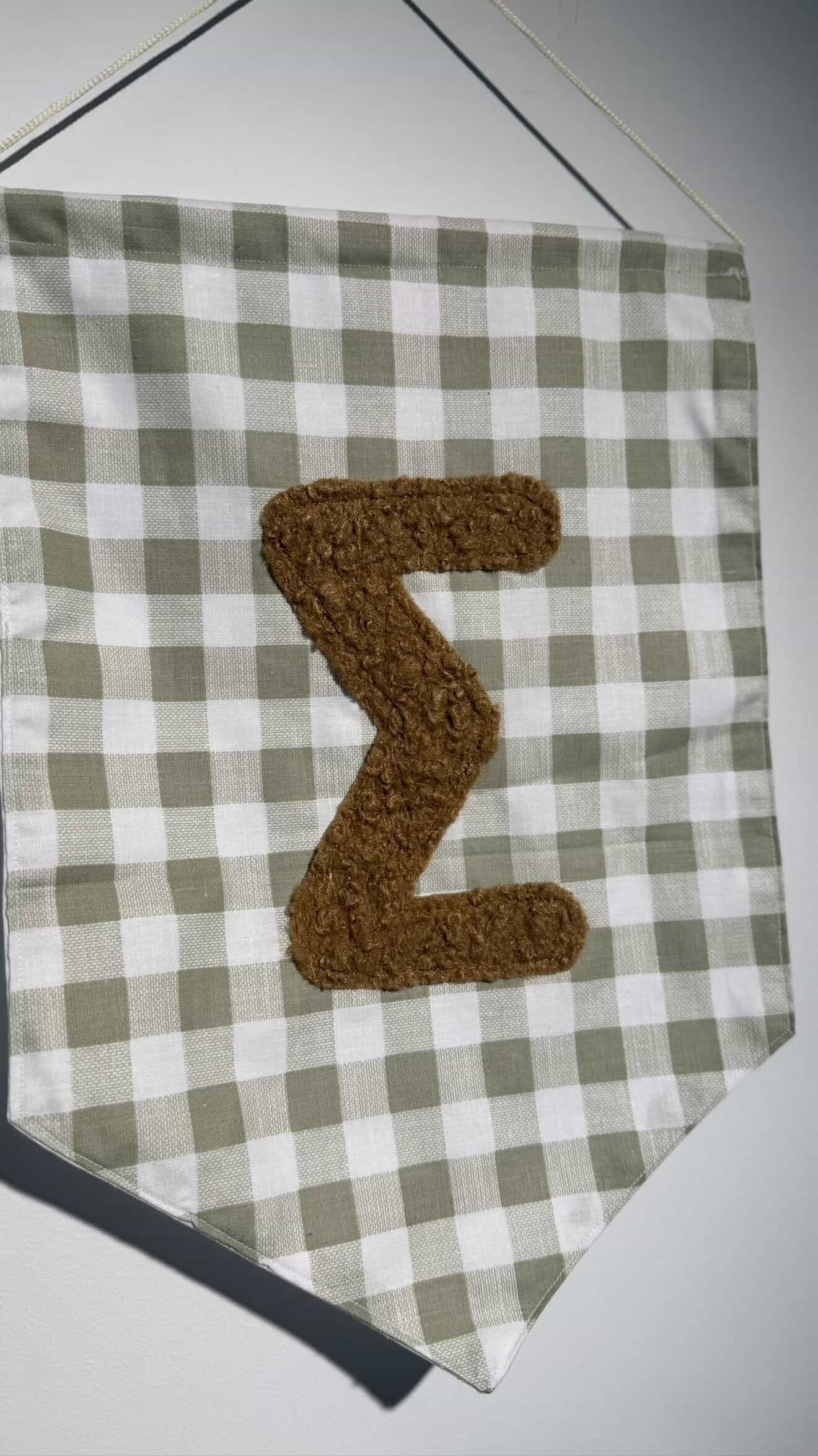 Flag with Initial Σ