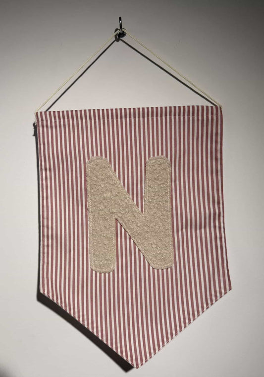 Flag with Initial Ν