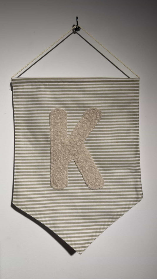 Flag with Initial Κ