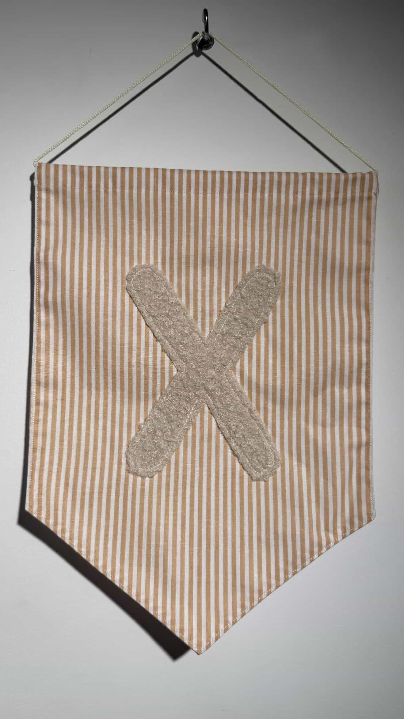Flag with Initial Χ