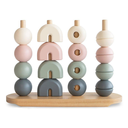 Wooden Multi Shape Stacker Mushie