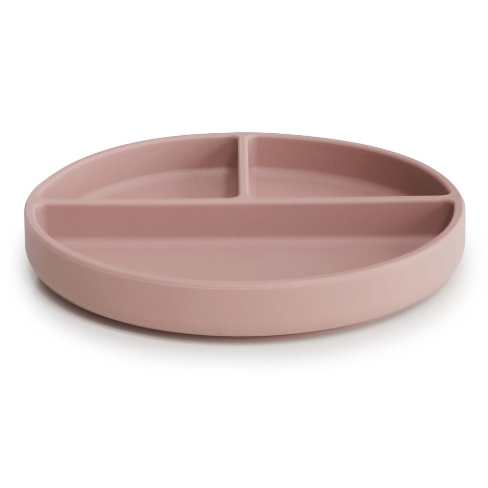 Silicone Plate Blush Mushie