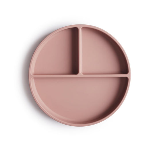 Silicone Plate Blush Mushie