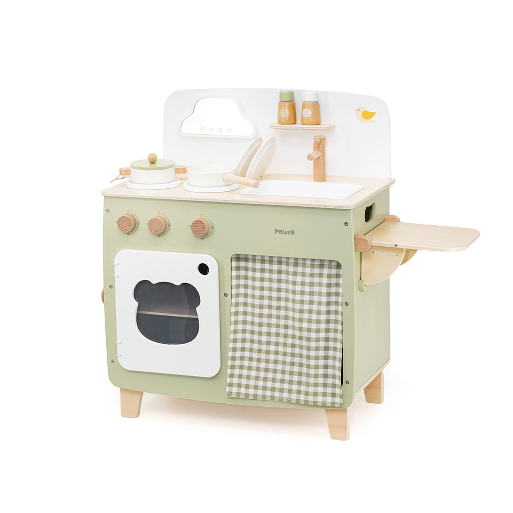 Wooden Kitchen with Accessories