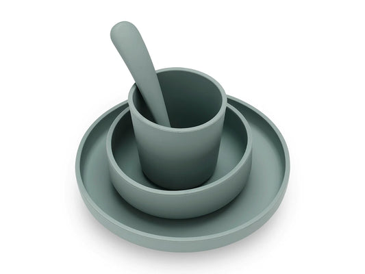 Kids Dinnerset 4-pieces Ash Green