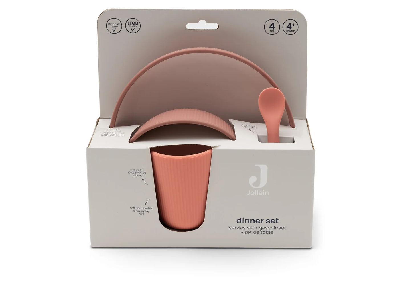 Kids Dinnerset 4-pieces Blush