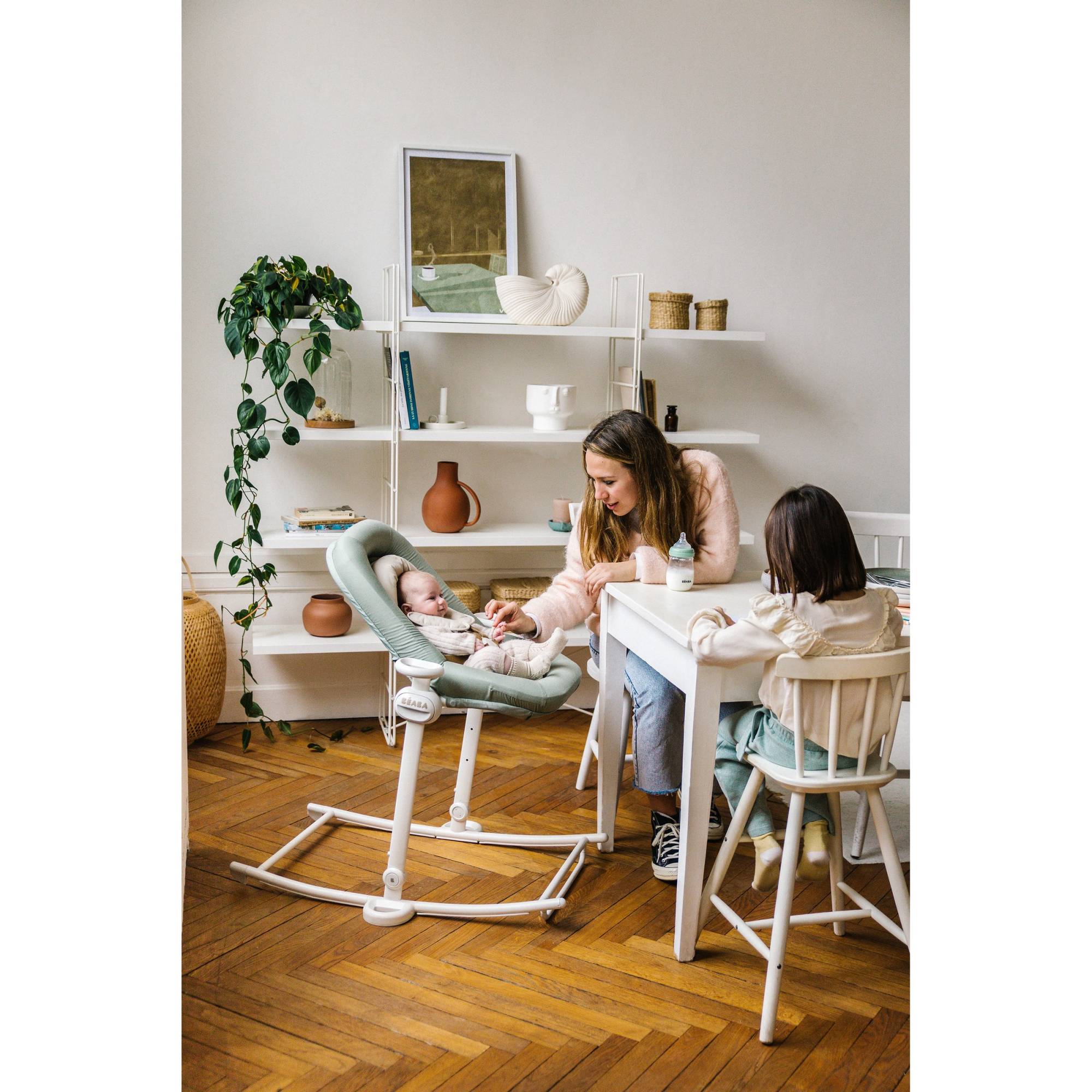 Transat Bébé Up and Down® V4 Leaves Vert | Béaba