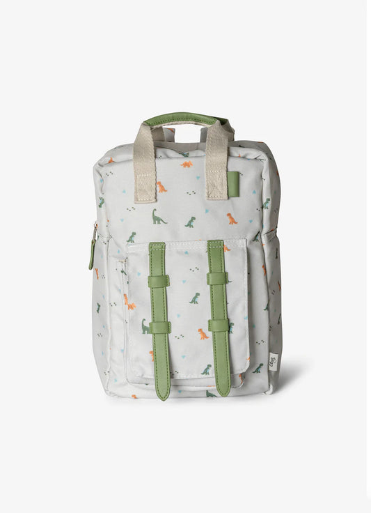 Kids Backpack - Dinosaurs Green