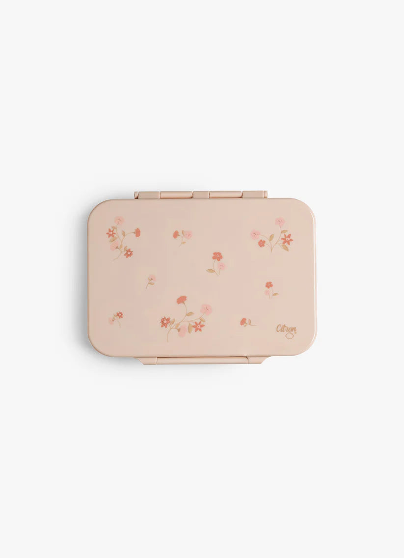 Tritan Lunch Box - 4 Compartments Flowers