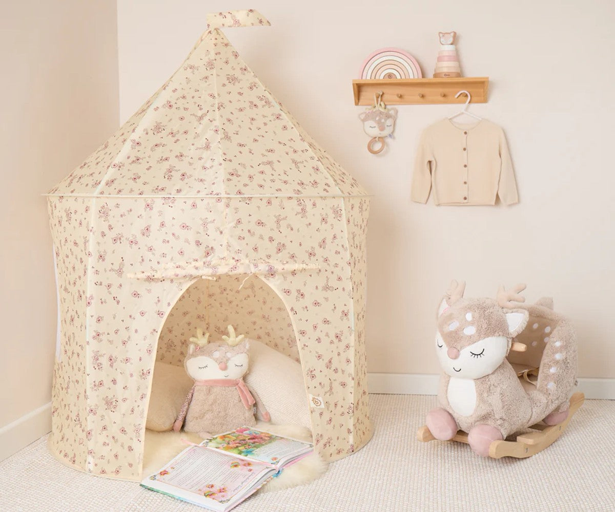 Pop Up Tent Vintage Flowers