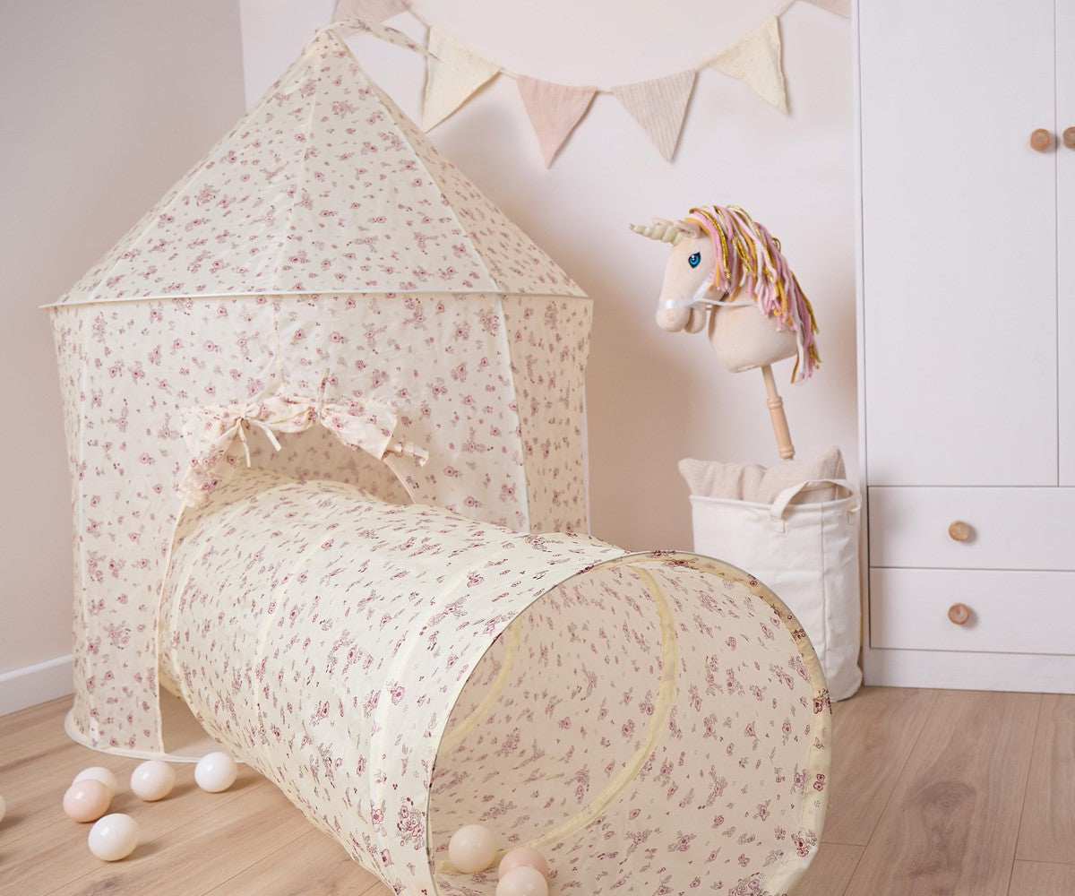 Pop Up Tent Vintage Flowers