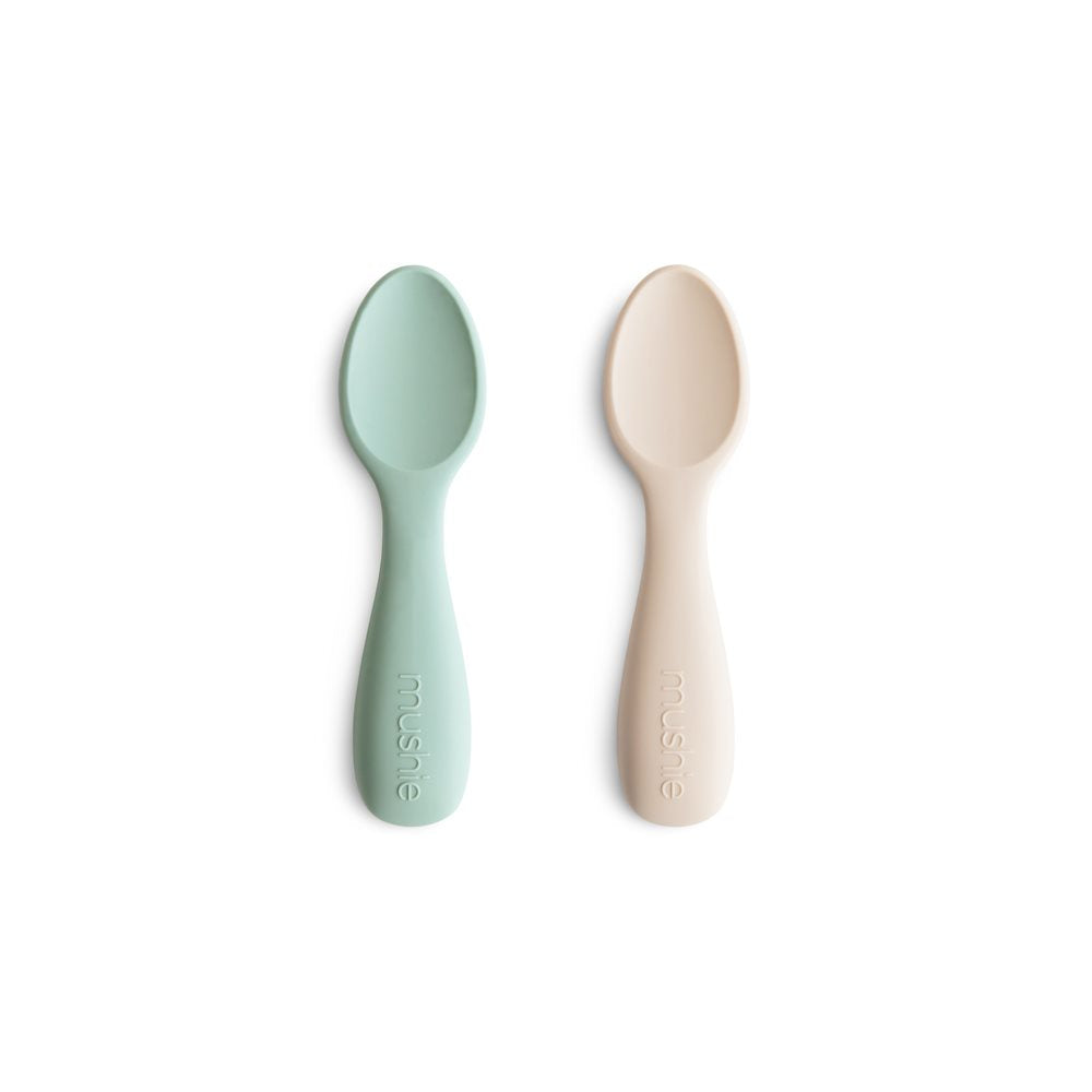 Toddler Starter Spoons - Silicone 2-pack Mushie