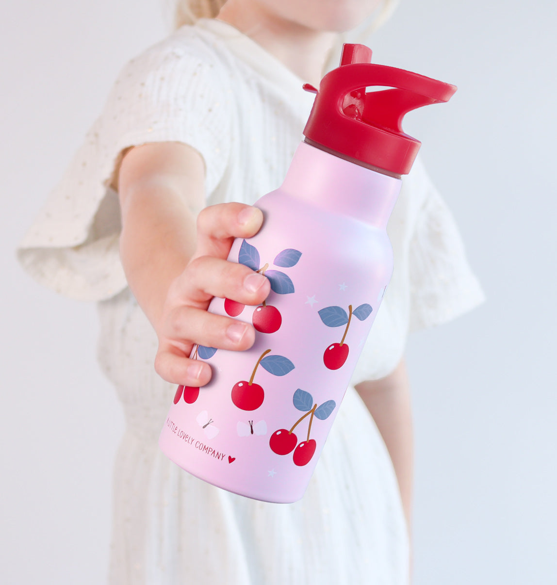 Stainless Steel Drink Bottle Cherries