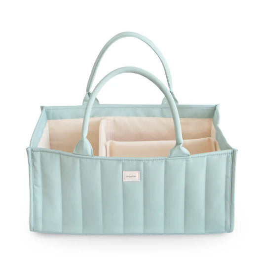 Diaper Caddy - Roman Green Mushie