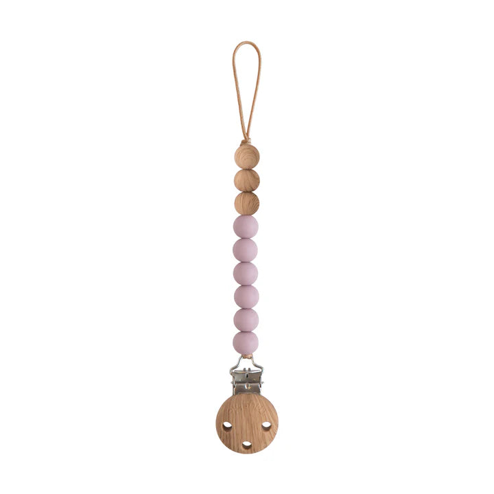 Pacifier Clips Eva Mauve Mushie