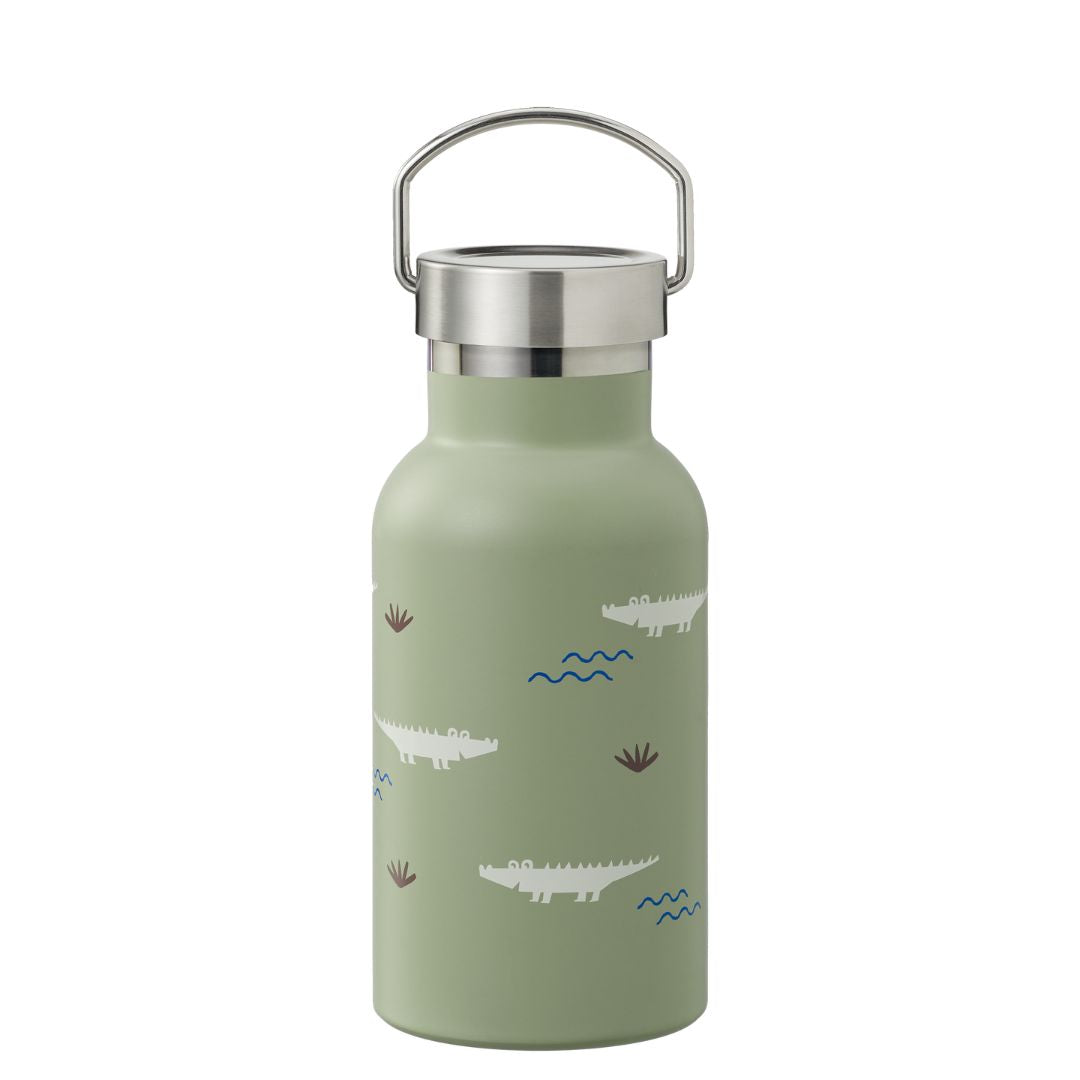 Thermos With Double Cap Crocodile