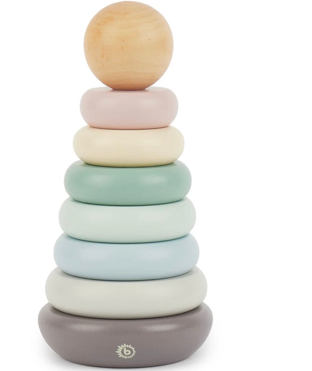 Pastel Wooden Stacking Tower
