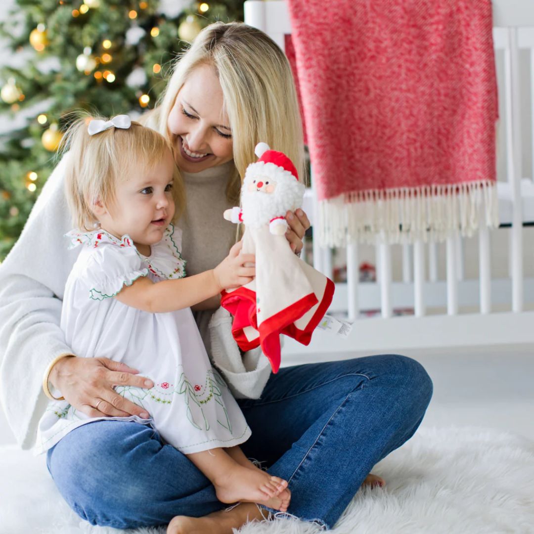 Baby's First Christmas Santa Snuggle Blanket